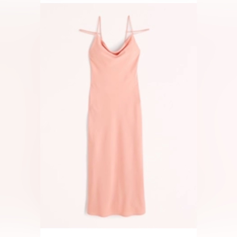 Abercrombie Cowl Neck Slip Maxi Dress